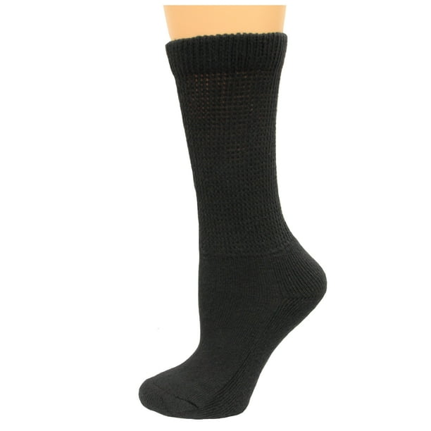 Carolina Ultimate Mens Copper Non-Binding Crew Diabetic Health Socks Anti-Odor